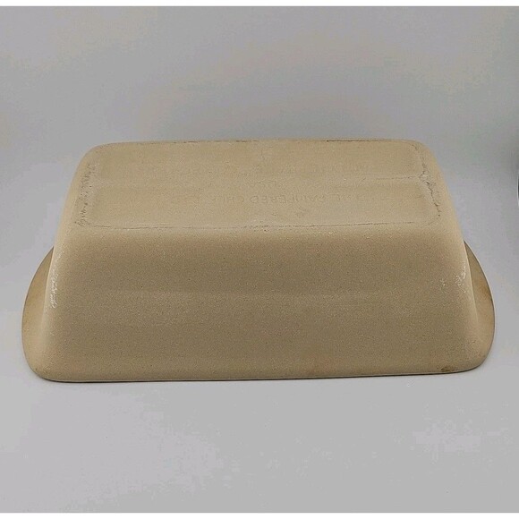 Pampered Chef Stoneware Loaf Pan Bread Meatloaf Made in USA Family Heritage - Picture 7 of 12